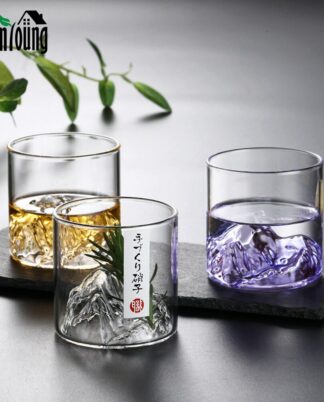 Serafín eterno honor Vaso de Whisky de estilo japonés, Copa 3D de vino de montaña, cerveza,  jugo, Vodka, botella, Fuji, obra de arte, regalo Vintage – DESTILERÍAS  BELMONTE S.L.